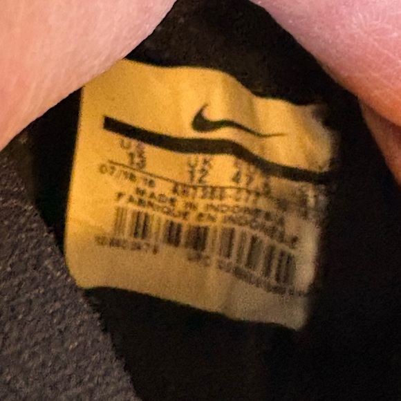 Nike Mercurial Superfly BLACK GOLD AH7369-077 Indoor Turf Men's Size US 13 - Picture 7 of 7